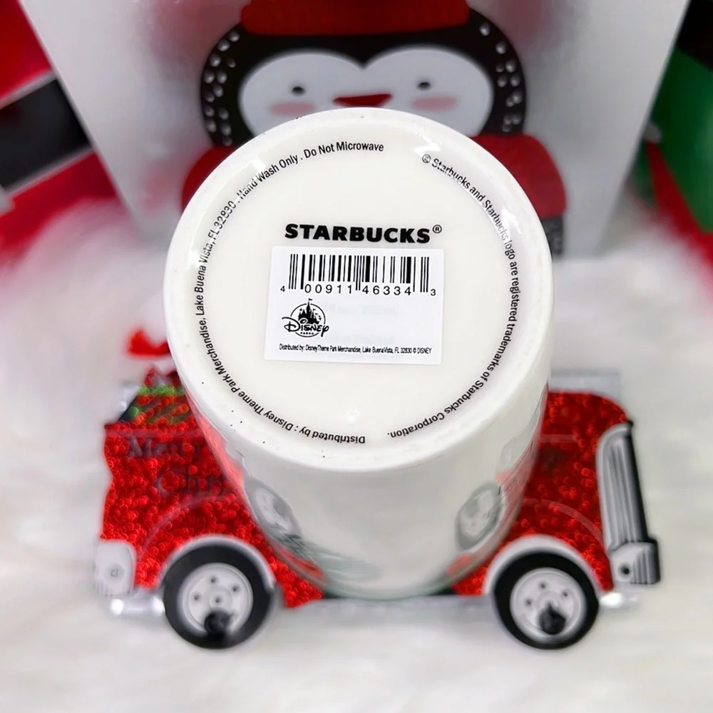 Disney Starbucks Mug Tumbler Happy Holidays Hot Beverage‎ Cup & Ornament